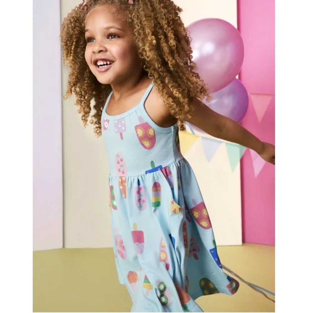 Garanimals Toddler Girl Print Jersey Tank Dress - Popsicle